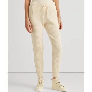 Ralph Lauren Cable-knit Jogger Pants In Winter Cream XL (New no Tag)